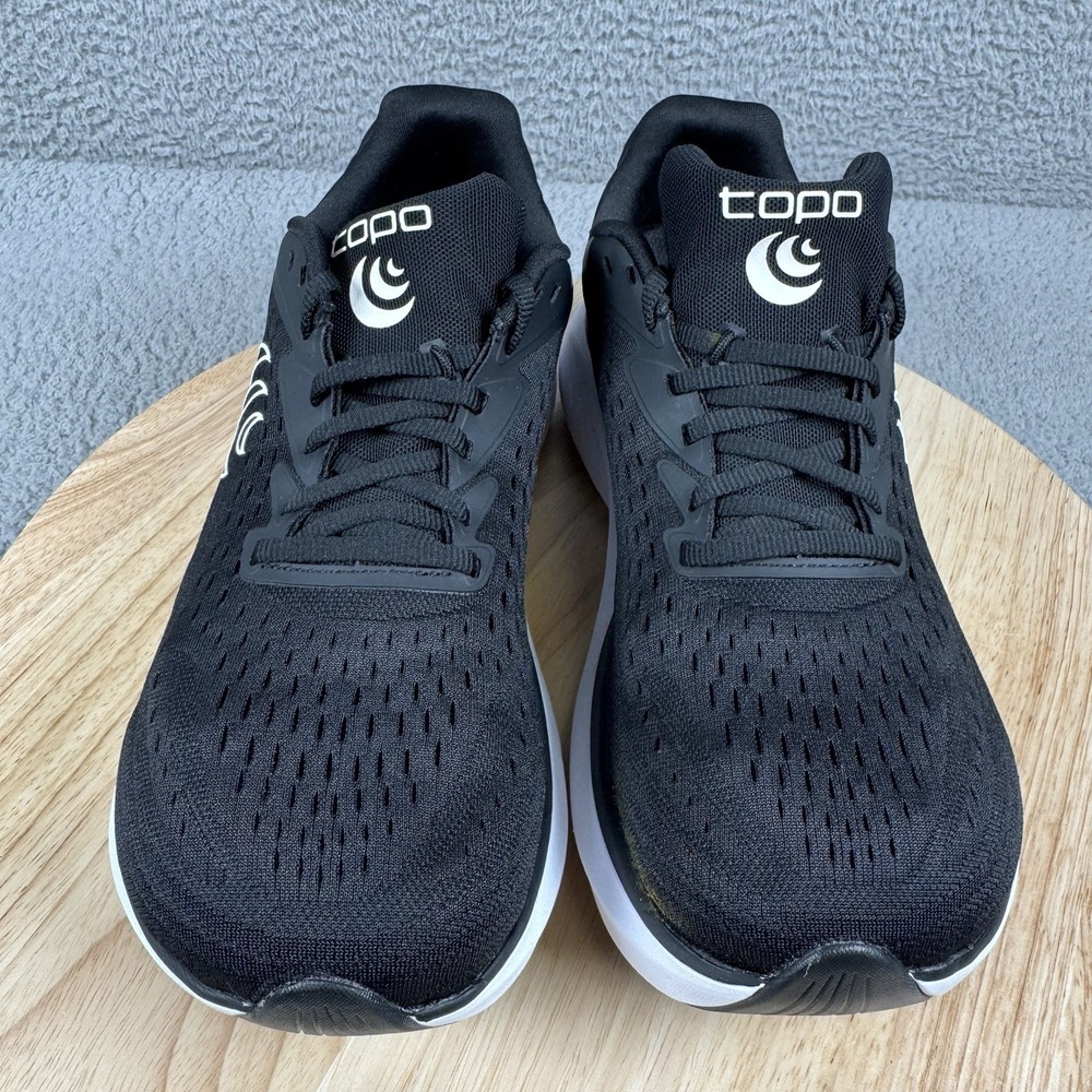 Topo Athletic Atmos 2 Womens Size 9 Black White Road Running Shoes 5mm Drop - Picture 3 of 13